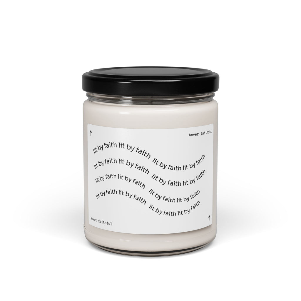 "Lit By Faith" Scented Soy Candle 9oz