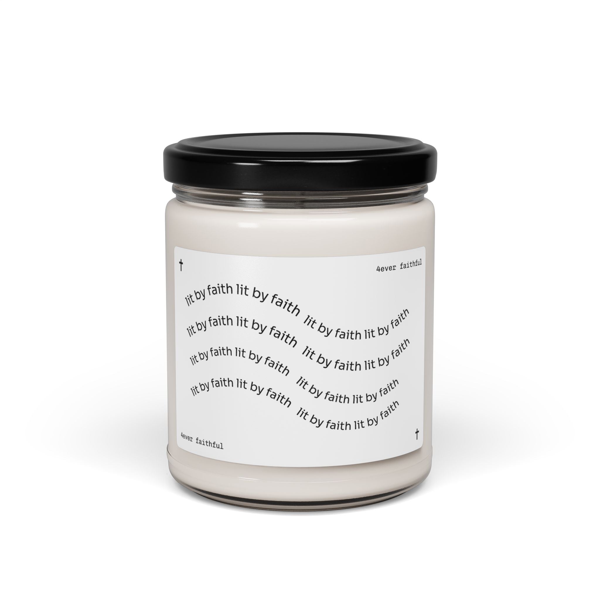 "Lit By Faith" Scented Soy Candle 9oz
