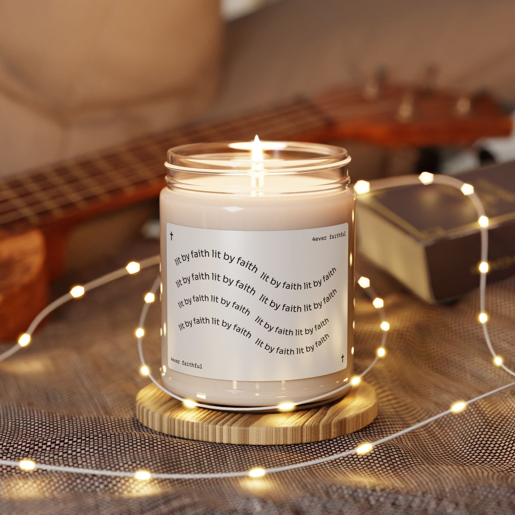 "Lit By Faith" Scented Soy Candle 9oz