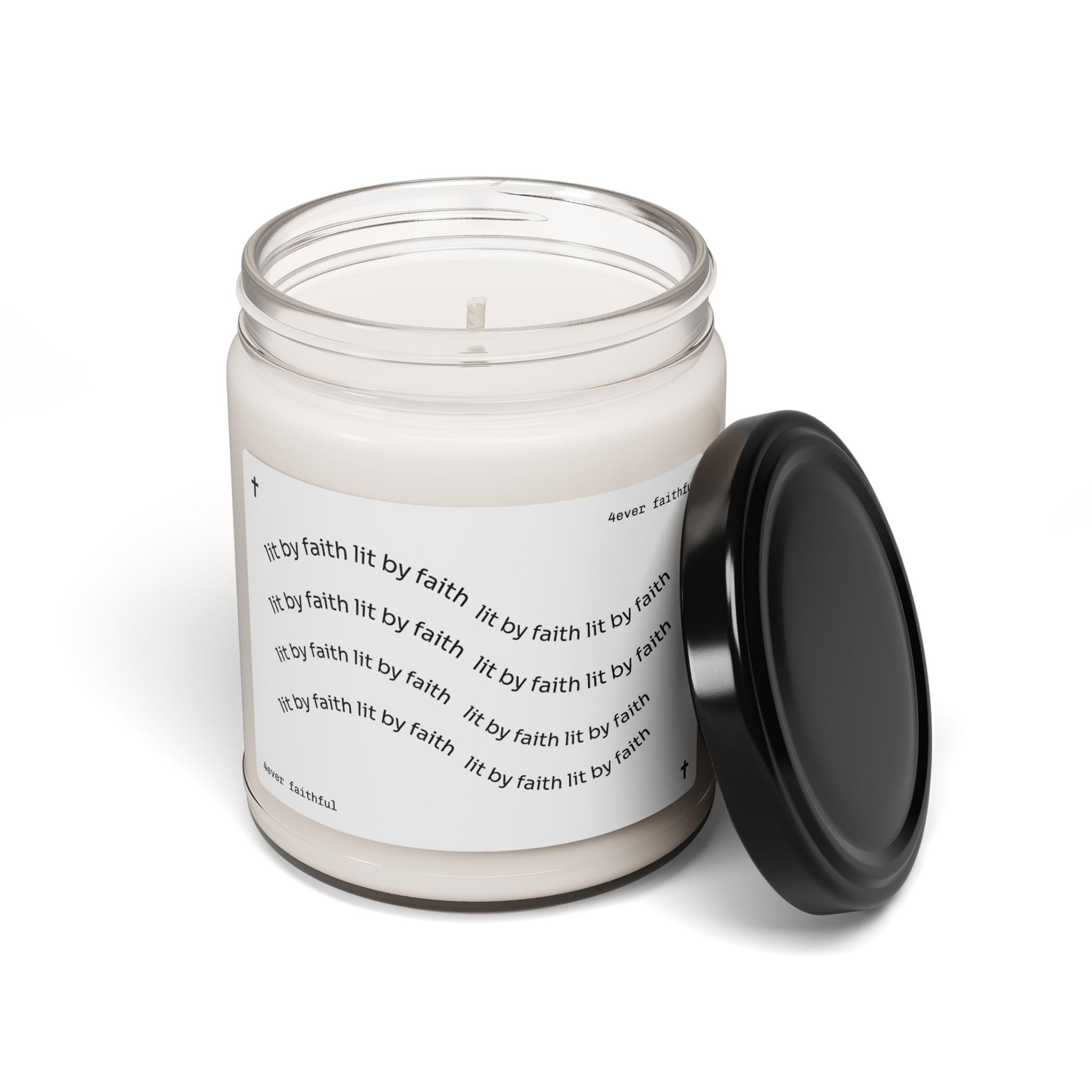 "Lit By Faith" Scented Soy Candle 9oz